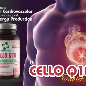 CELLO Q10 / Promotes Cardiovascular Functions / 60 Tablets